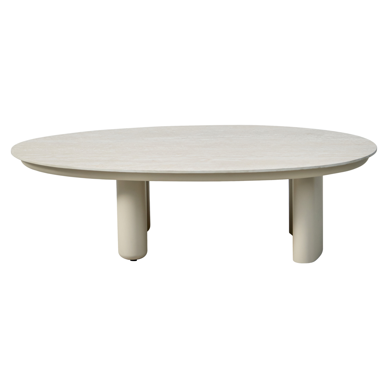 Buiten salontafel Vêndome beige (Aluminium|Sintersteen) - Richmond Interiors
