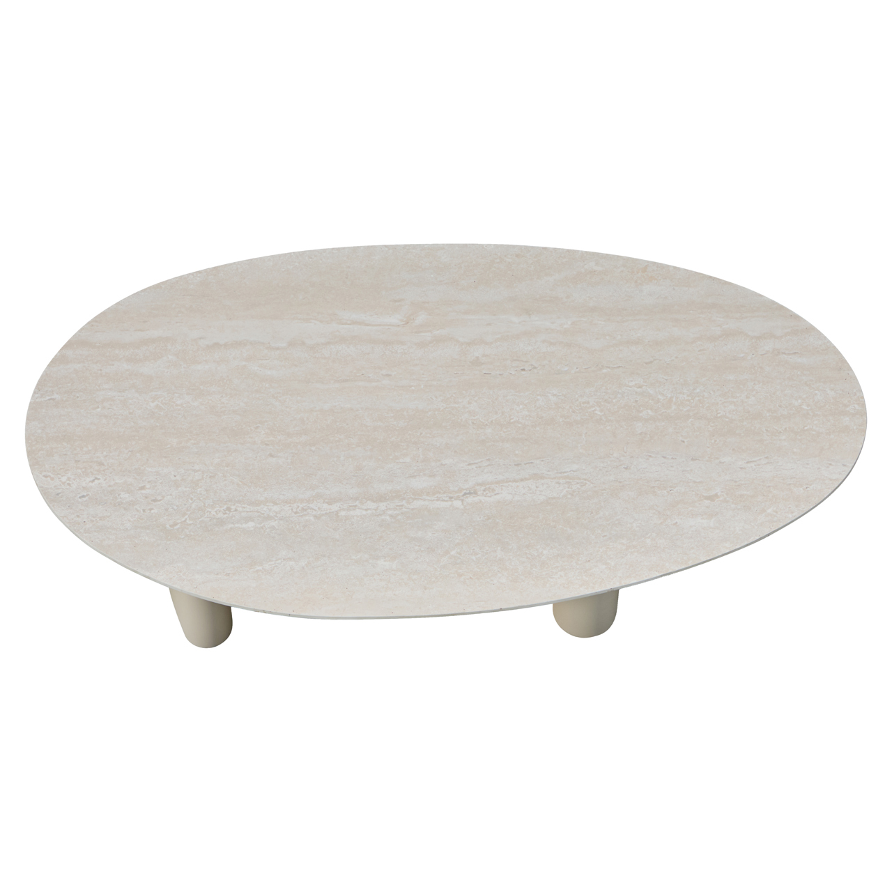 Buiten salontafel Vêndome beige (Aluminium|Sintersteen) - Richmond Interiors