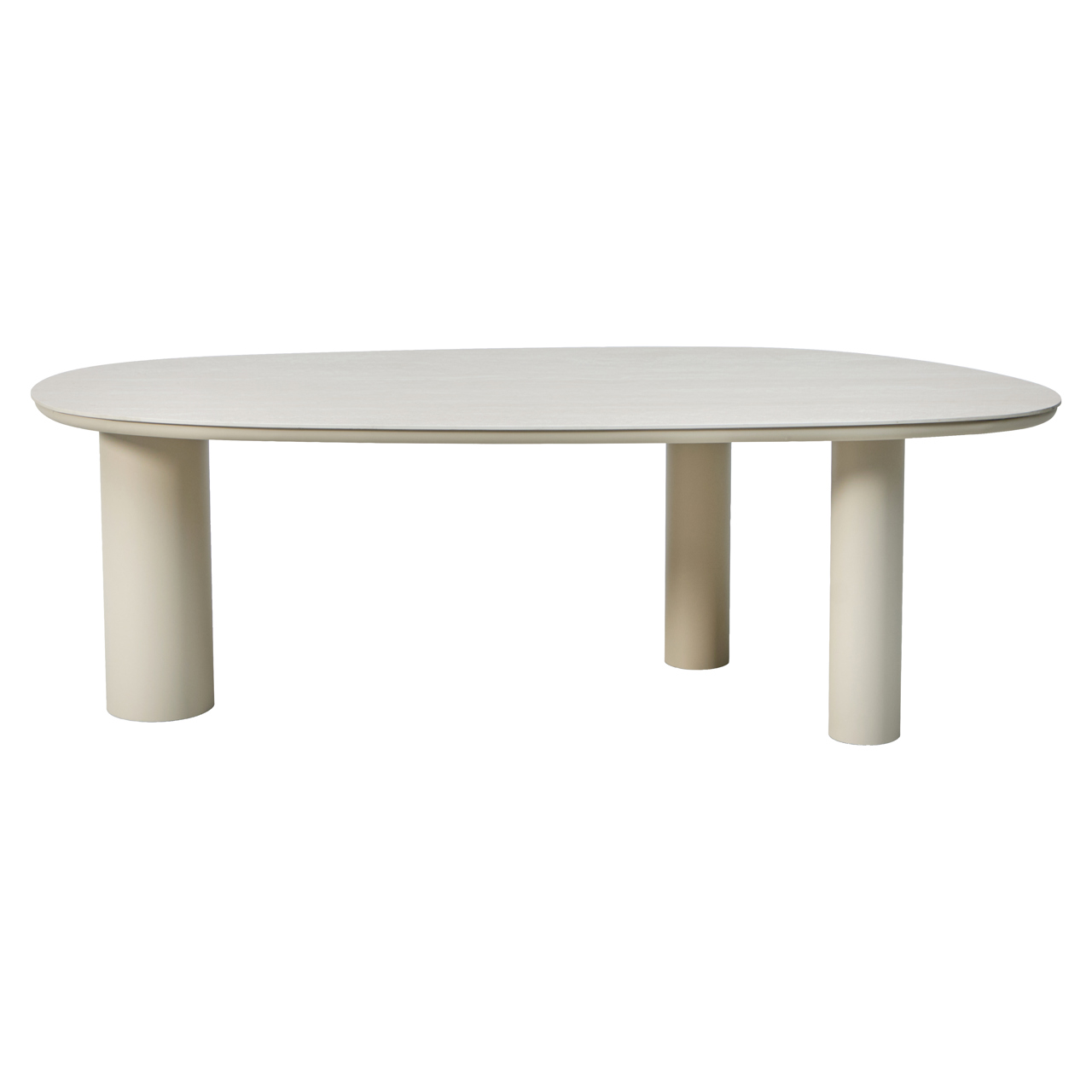 Outdoor eettafel Jabali beige (Aluminium|Sintersteen) - Richmond Interiors