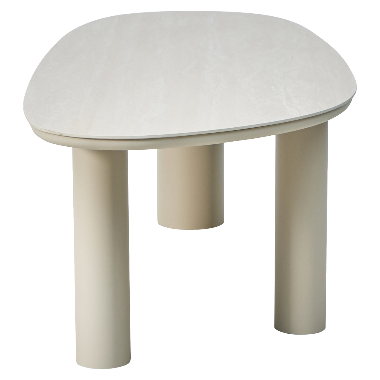 Outdoor eettafel Jabali beige (Aluminium|Sintersteen) - Richmond Interiors