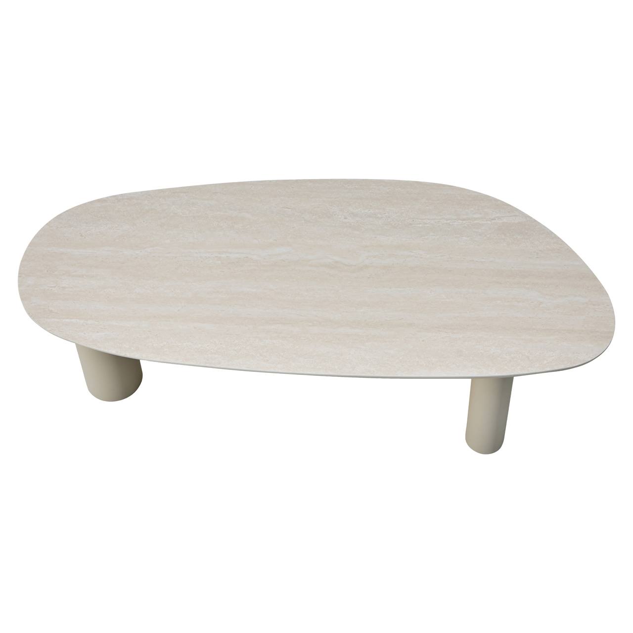 Outdoor eettafel Jabali beige (Aluminium|Sintersteen) - Richmond Interiors