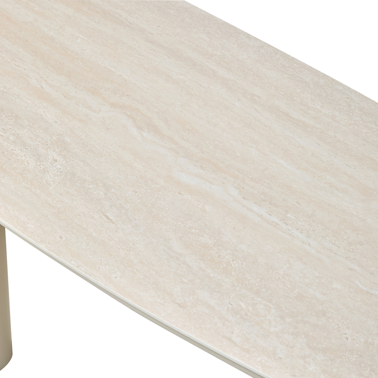 Outdoor eettafel Jabali beige (Aluminium|Sintersteen) - Richmond Interiors
