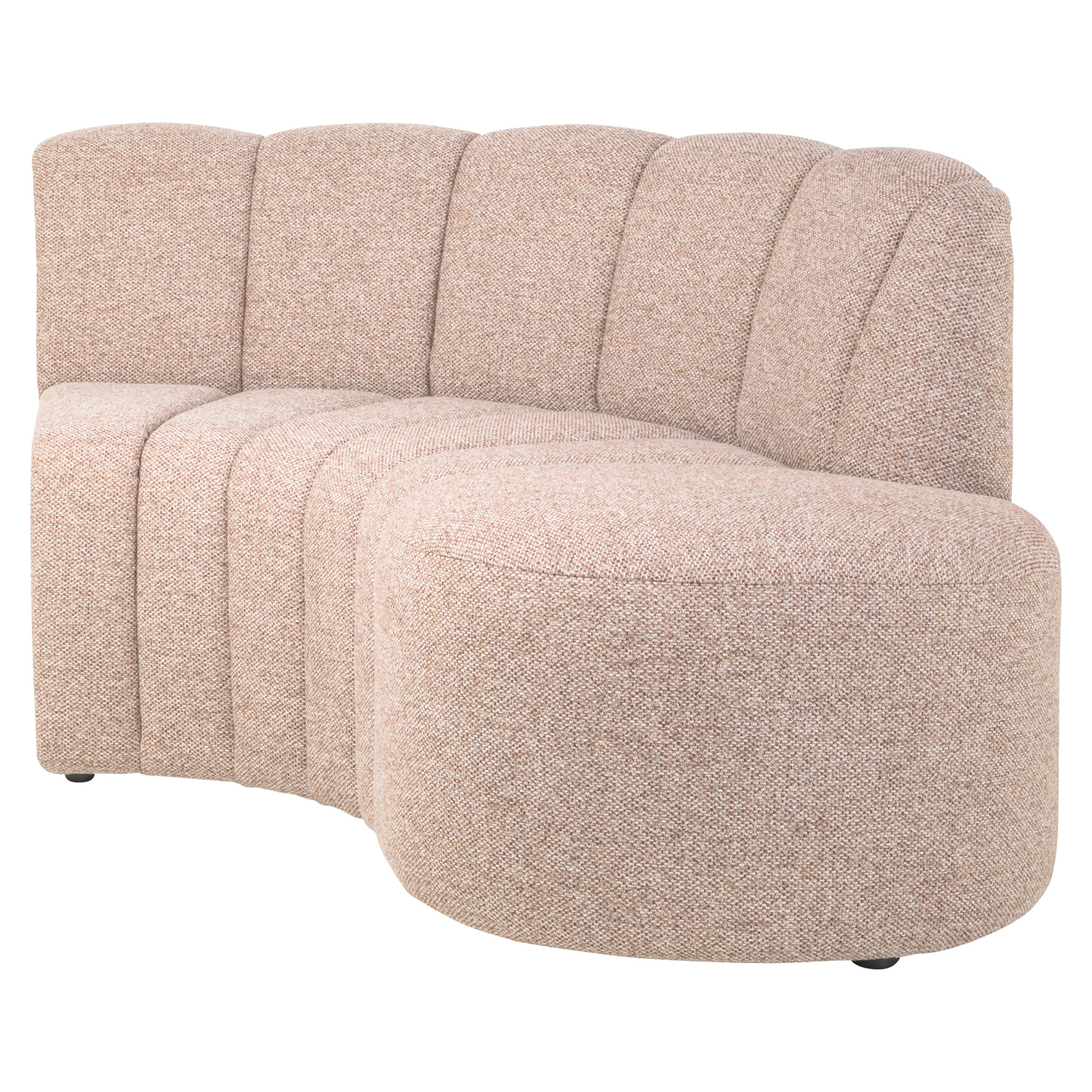 Eetkamer bank Landmark op maat open end right round - fully upholstered - Richmond Interiors