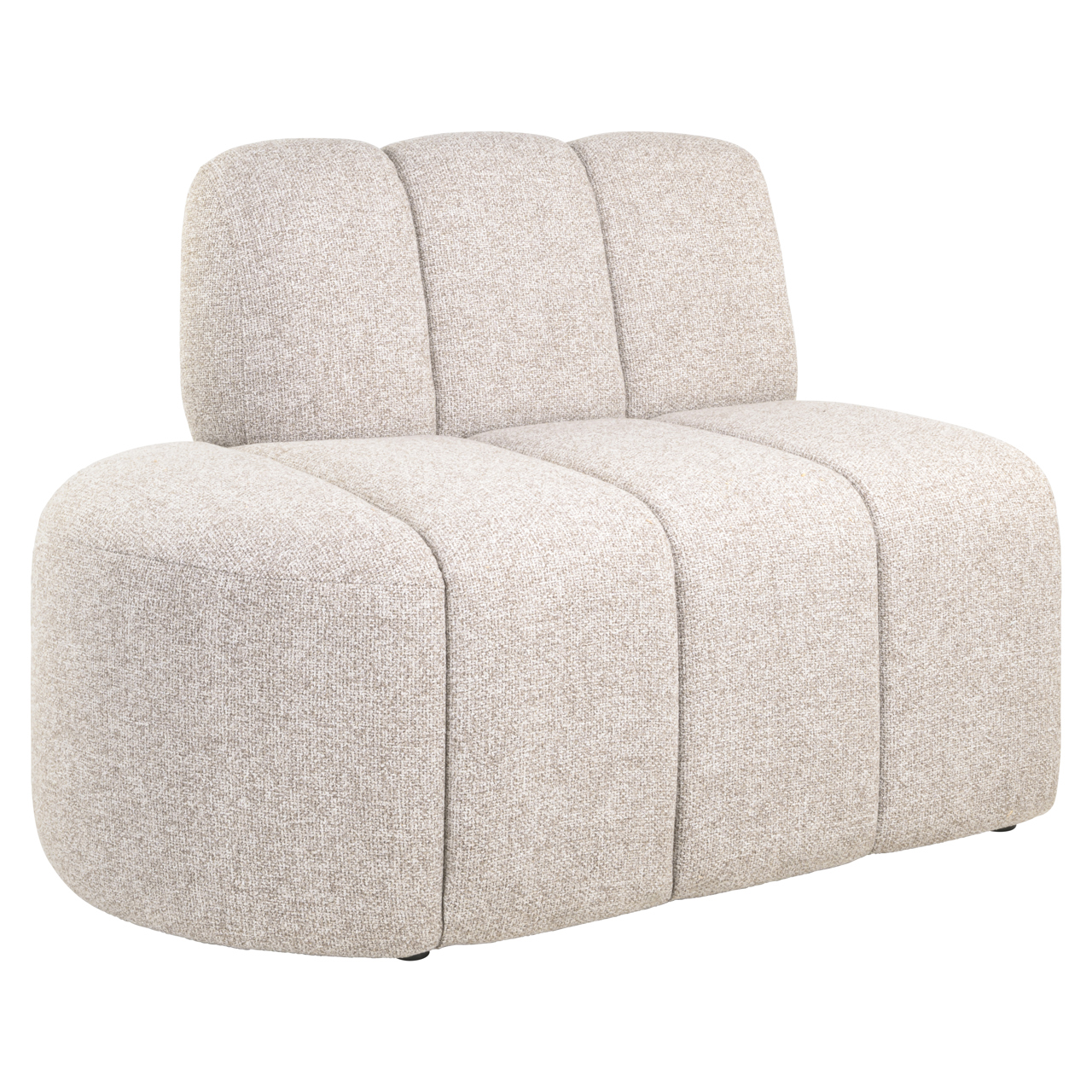 Eetkamer bank Landmark cayenne brown open end left straight - fully upholstered - Richmond Interiors