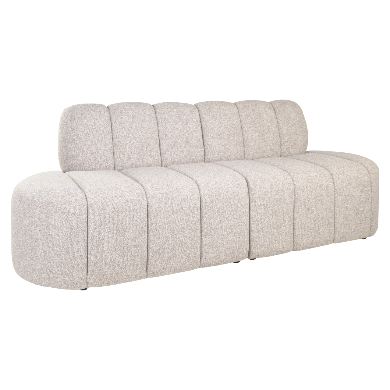Sitzbank Landmark cayenne brown open end left straight - fully upholstered - Richmond Interiors