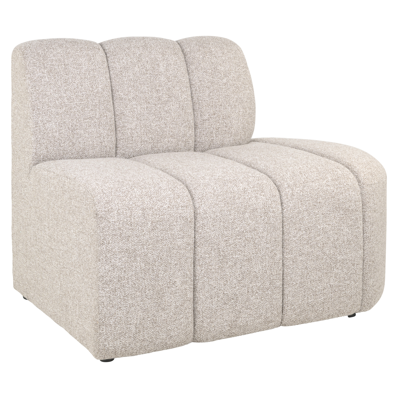 Eetkamer bank Landmark cayenne brown open end right straight - fully upholstered - Richmond Interiors