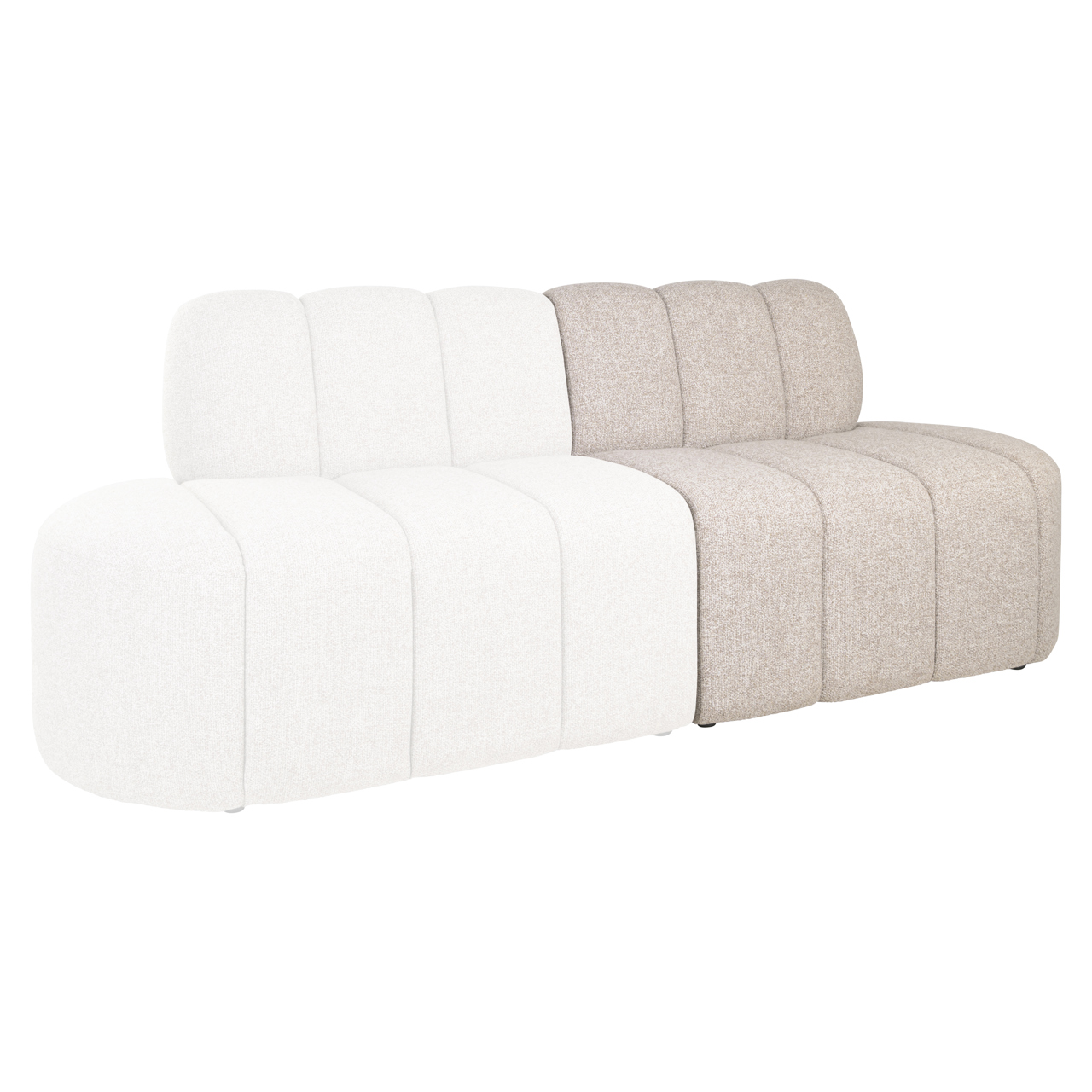 Sitzbank Landmark cayenne brown open end right straight - fully upholstered - Richmond Interiors