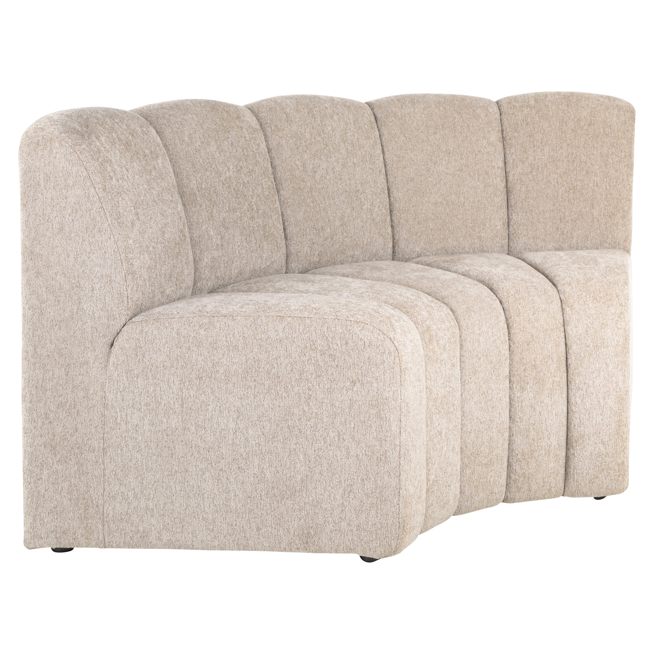 Eetkamer bank Landmark be easy sand corner round - fully upholstered - Richmond Interiors