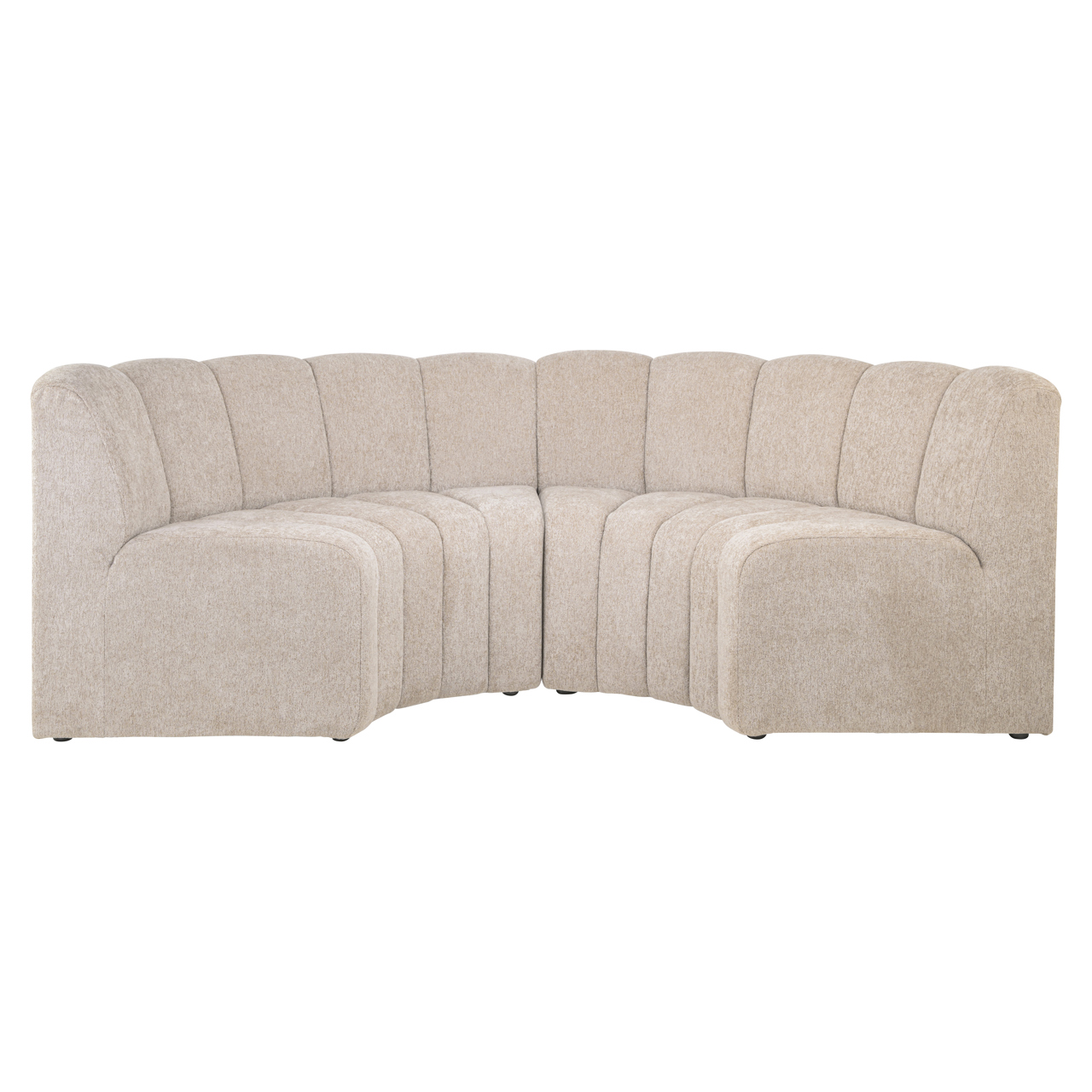 Sitzbank Landmark be easy sand corner round - fully upholstered - Richmond Interiors