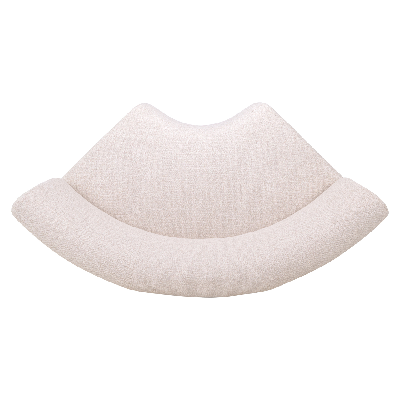Sitzbank Sorrobon cayenne ecru round - fully upholstered - Richmond Interiors