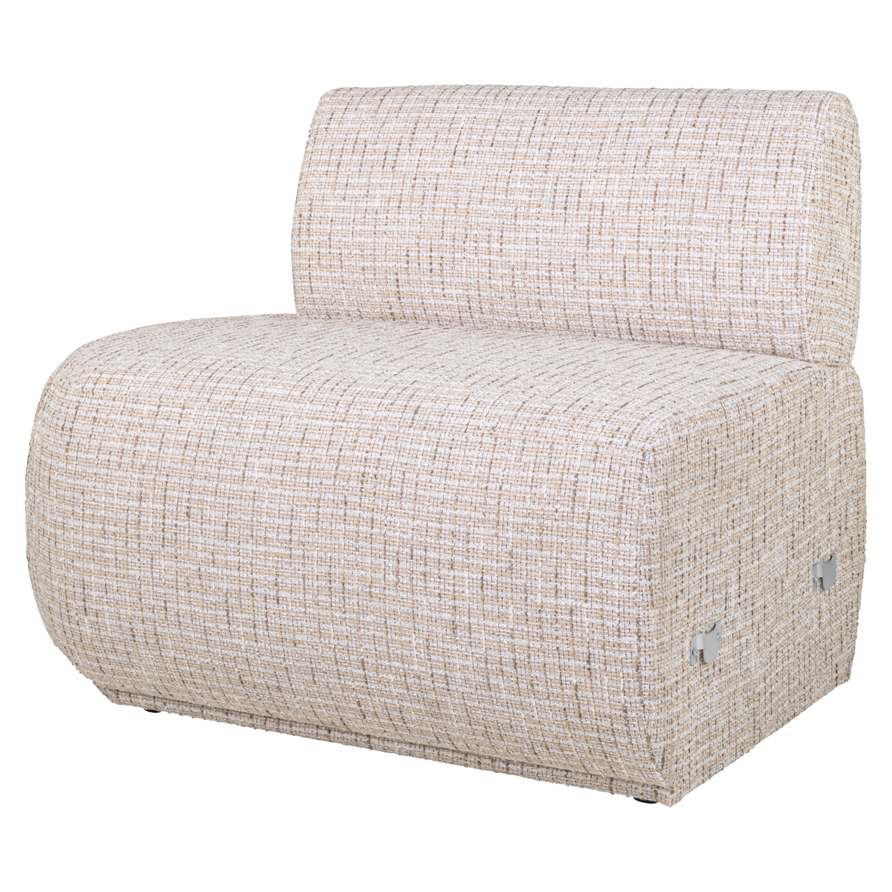 Eetkamer bank Sorrobon trendy cream open end left straight - Richmond Interiors