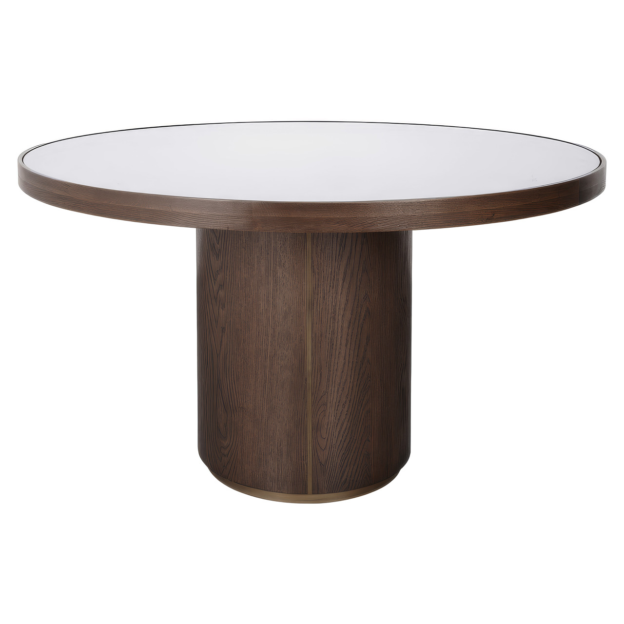 Esstisch Willox beige 130Ø including glass - Richmond Interiors