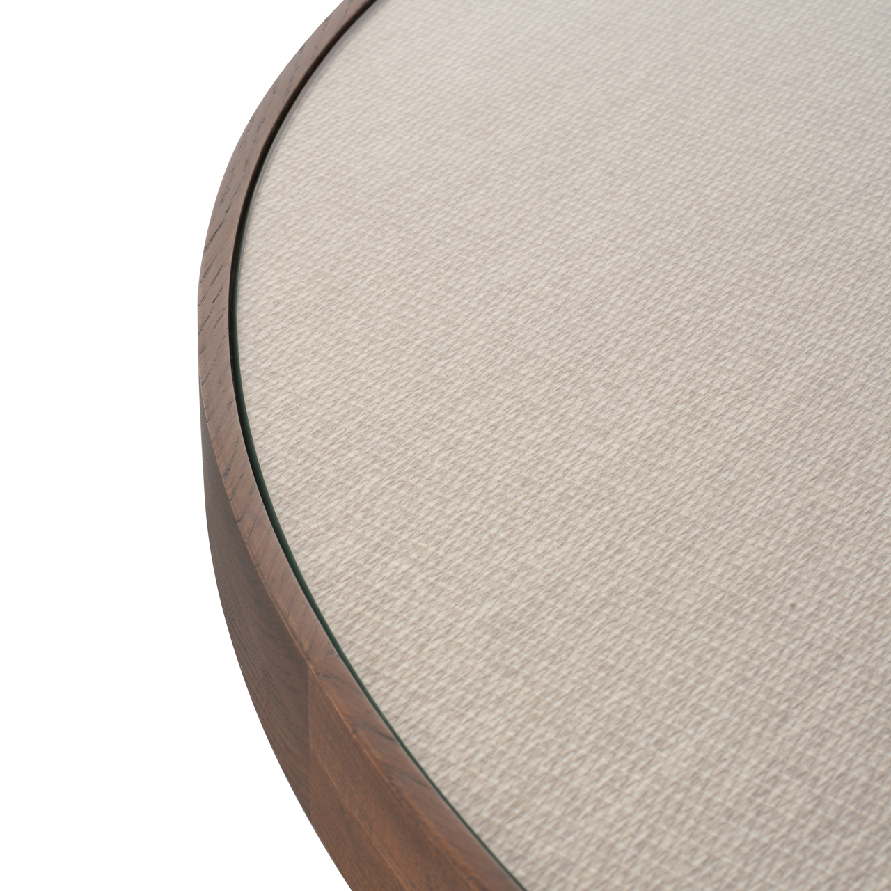Esstisch Willox beige 130Ø including glass - Richmond Interiors
