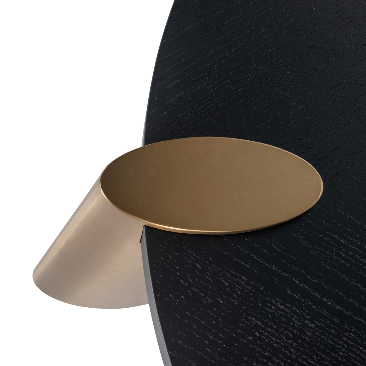 Couchtisch Alexander Jones charcoal (Brody) (Set aus 2) (Edelstahl|Eiche Fineer|Mdf) - Richmond Interiors