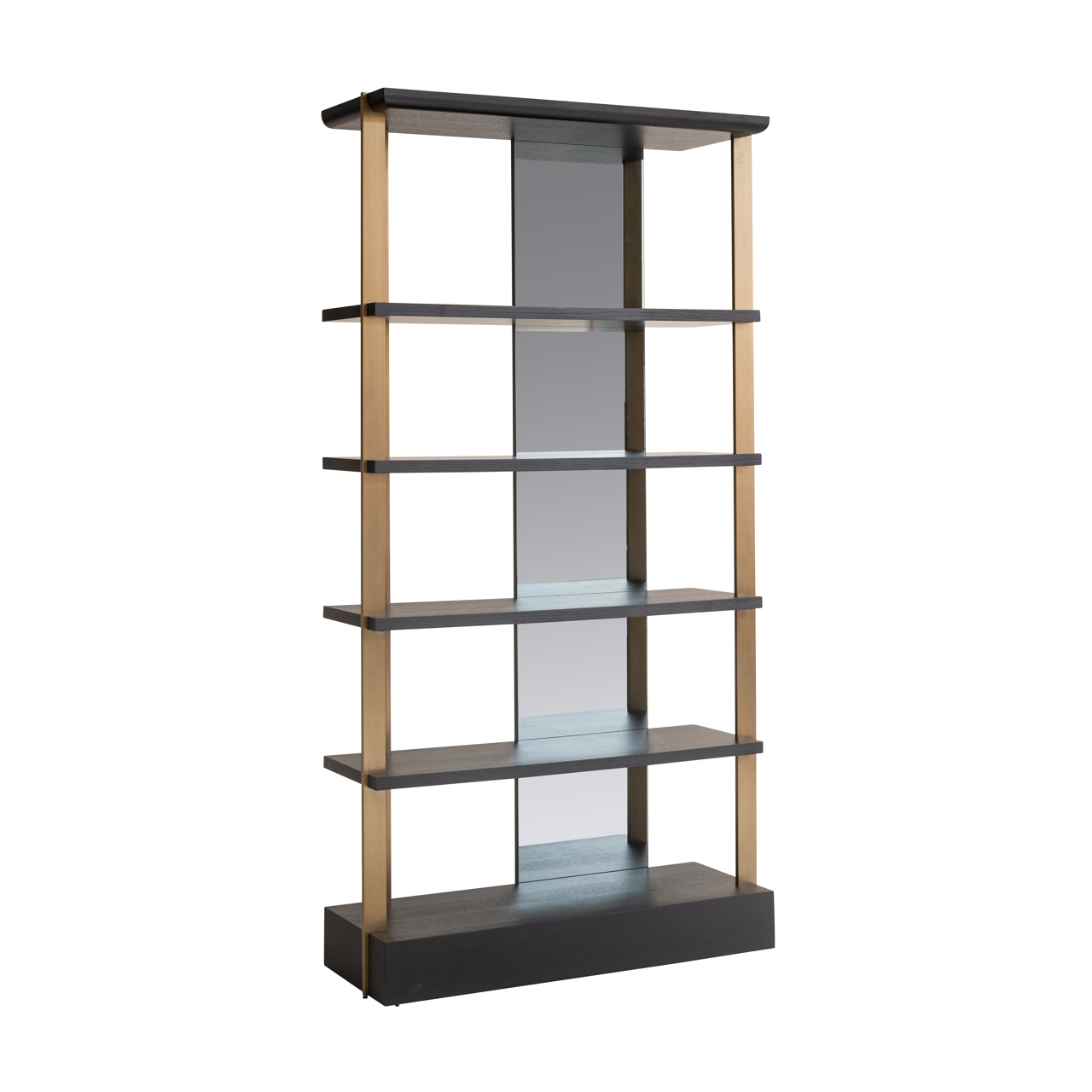 Vitrine Alexander Jones charcoal (Rigley) (Edelstahl|Eiche Fineer|Mdf|Spiegel) - Richmond Interiors
