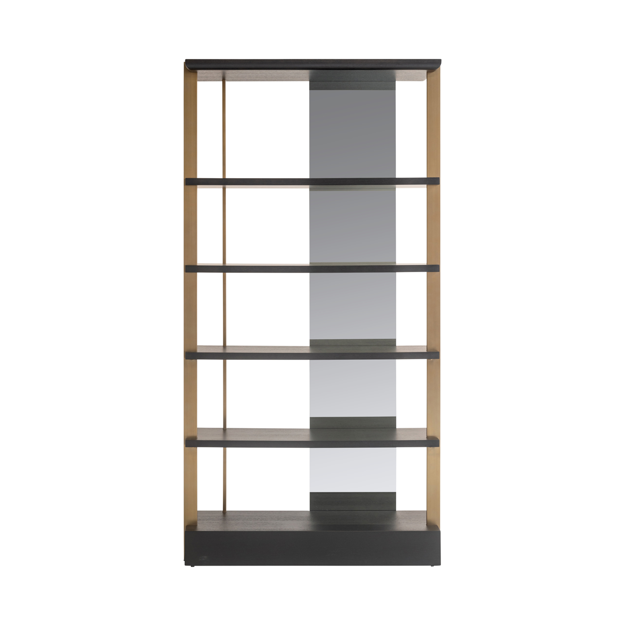 Vitrine Alexander Jones charcoal (Rigley) (Edelstahl|Eiche Fineer|Mdf|Spiegel) - Richmond Interiors