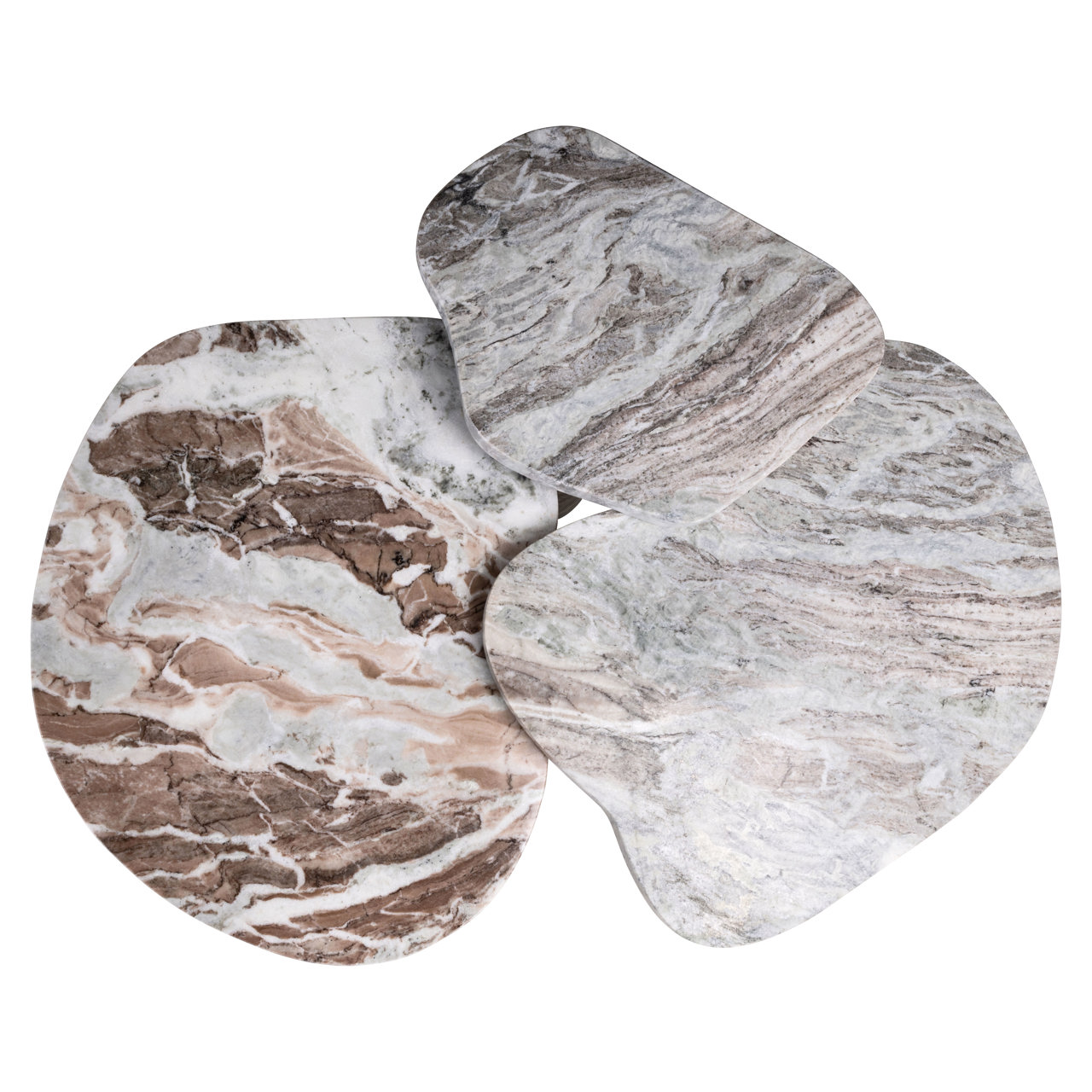 Couchtisch Camino Blush beige (Set aus 3) - Richmond Interiors