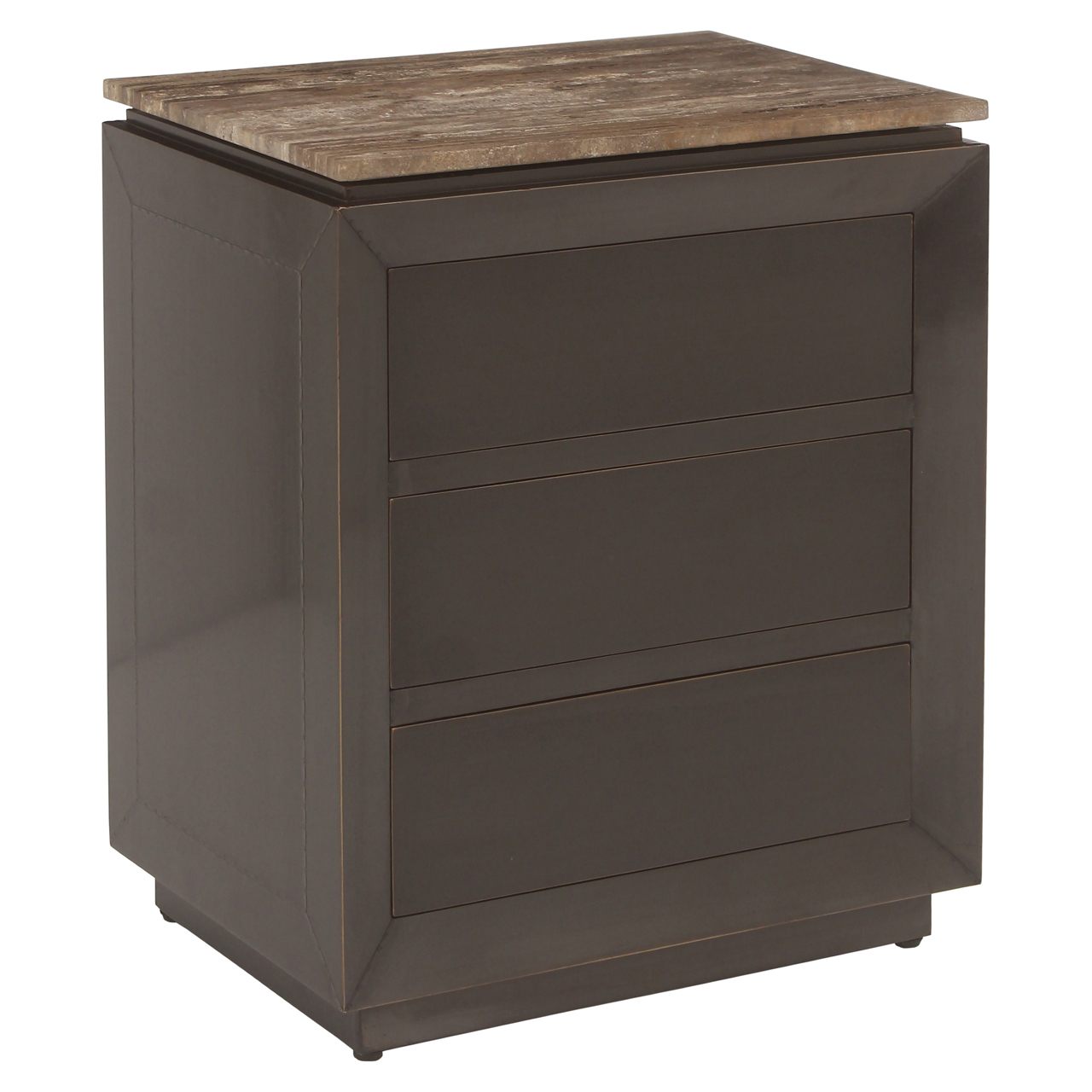Nachttisch Russo ash brown 3-drawers - Richmond Interiors