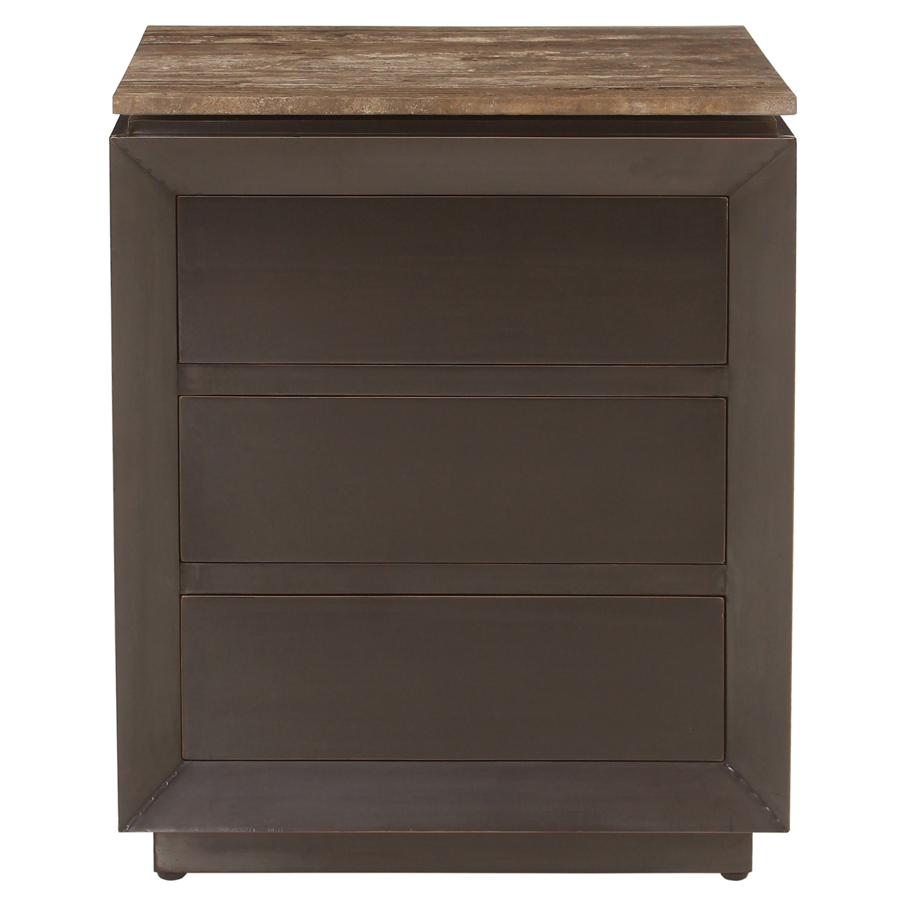 Nachttisch Russo ash brown 3-drawers - Richmond Interiors