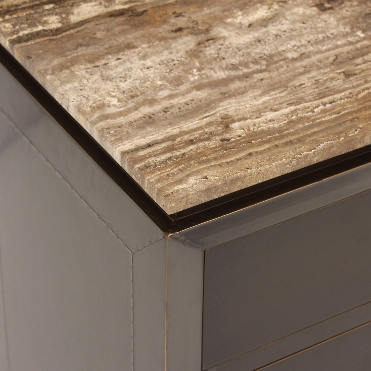 Nachttisch Russo ash brown 3-drawers - Richmond Interiors