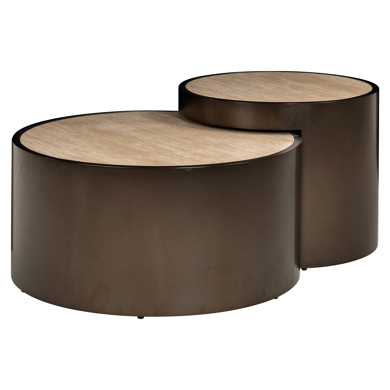 Mesa de centro Ronson beige (set de 2) - Richmond Interiors