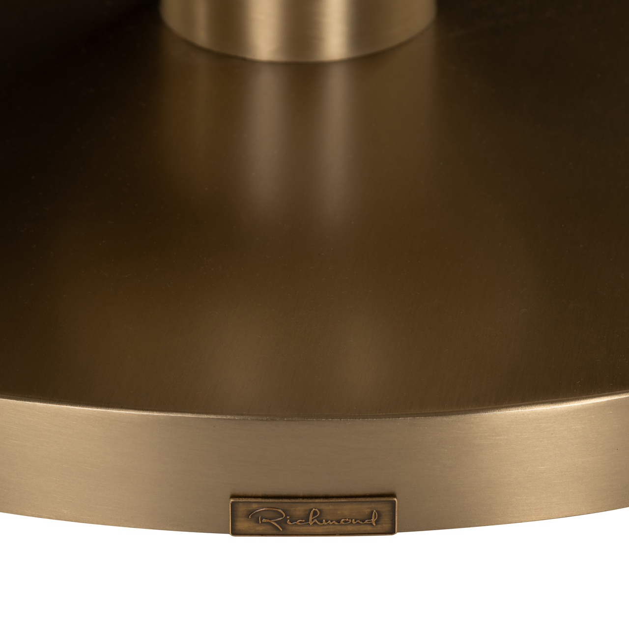 Mesa de bistró Witlox negro/dorado 75Ø - Richmond Interiors