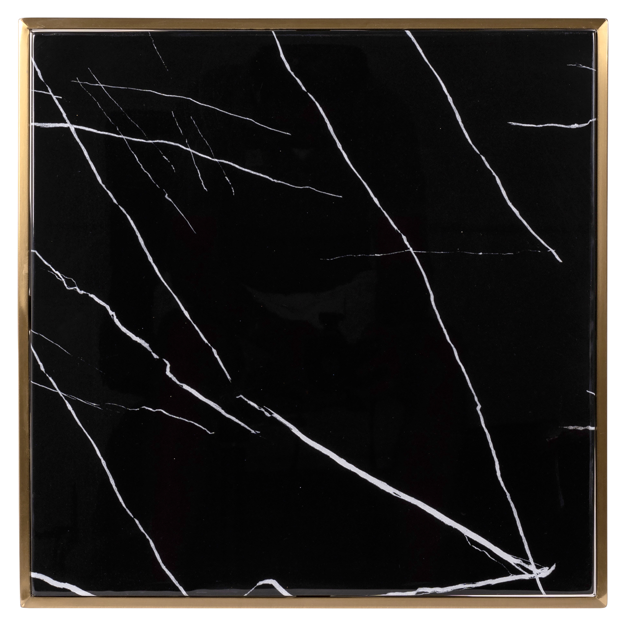 Bistro-Tisch Zenza black/gold 50x50 - Richmond Interiors
