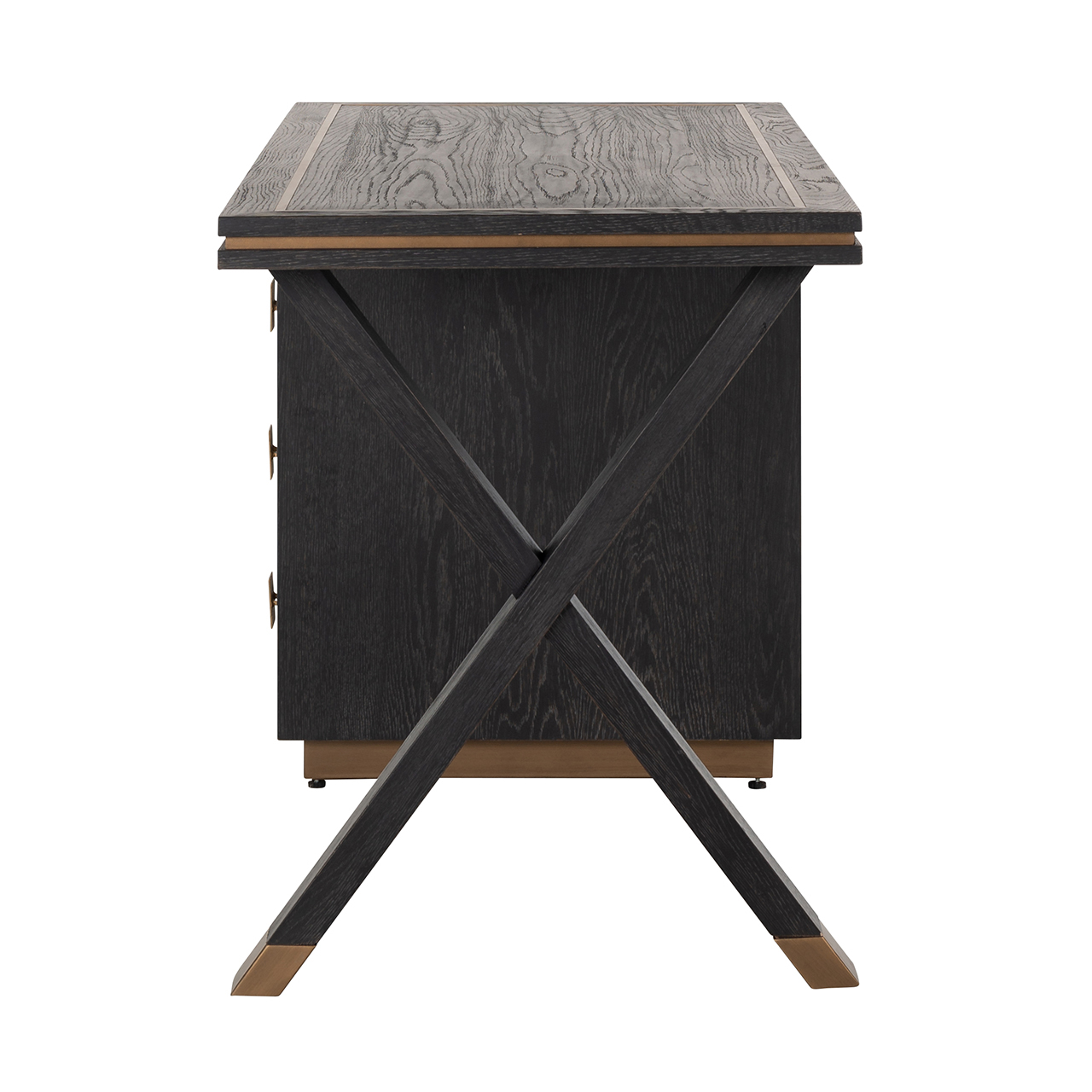 Escritorio Hunter black rustic - Richmond Interiors