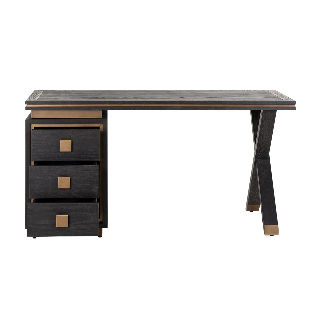Escritorio Hunter black rustic - Richmond Interiors