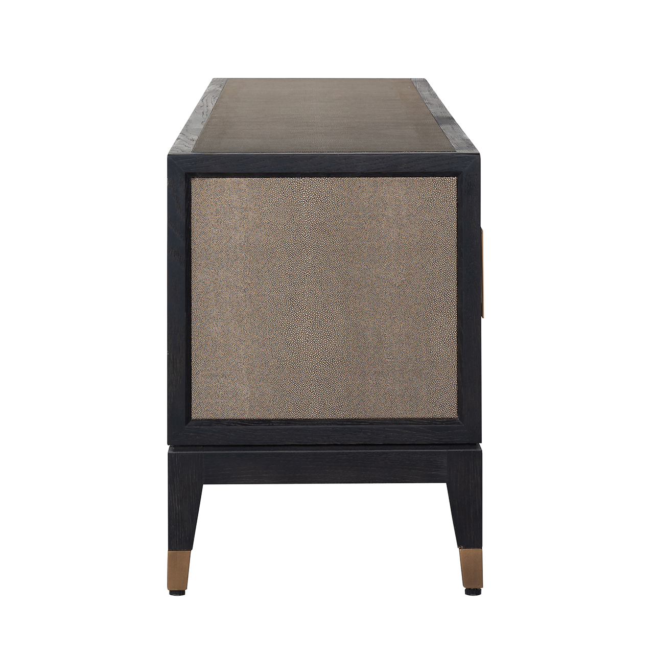 TV-Schrank Bloomville brass shagreen - Richmond Interiors