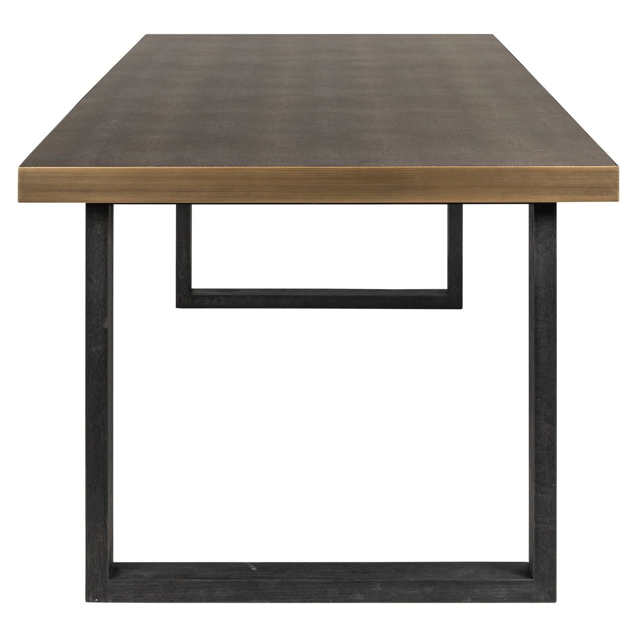 Esstisch Bloomville brass shagreen incl. glass top 230 - Richmond Interiors