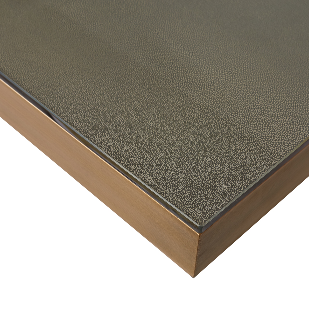 Esstisch Bloomville brass shagreen incl. glass top 230 - Richmond Interiors