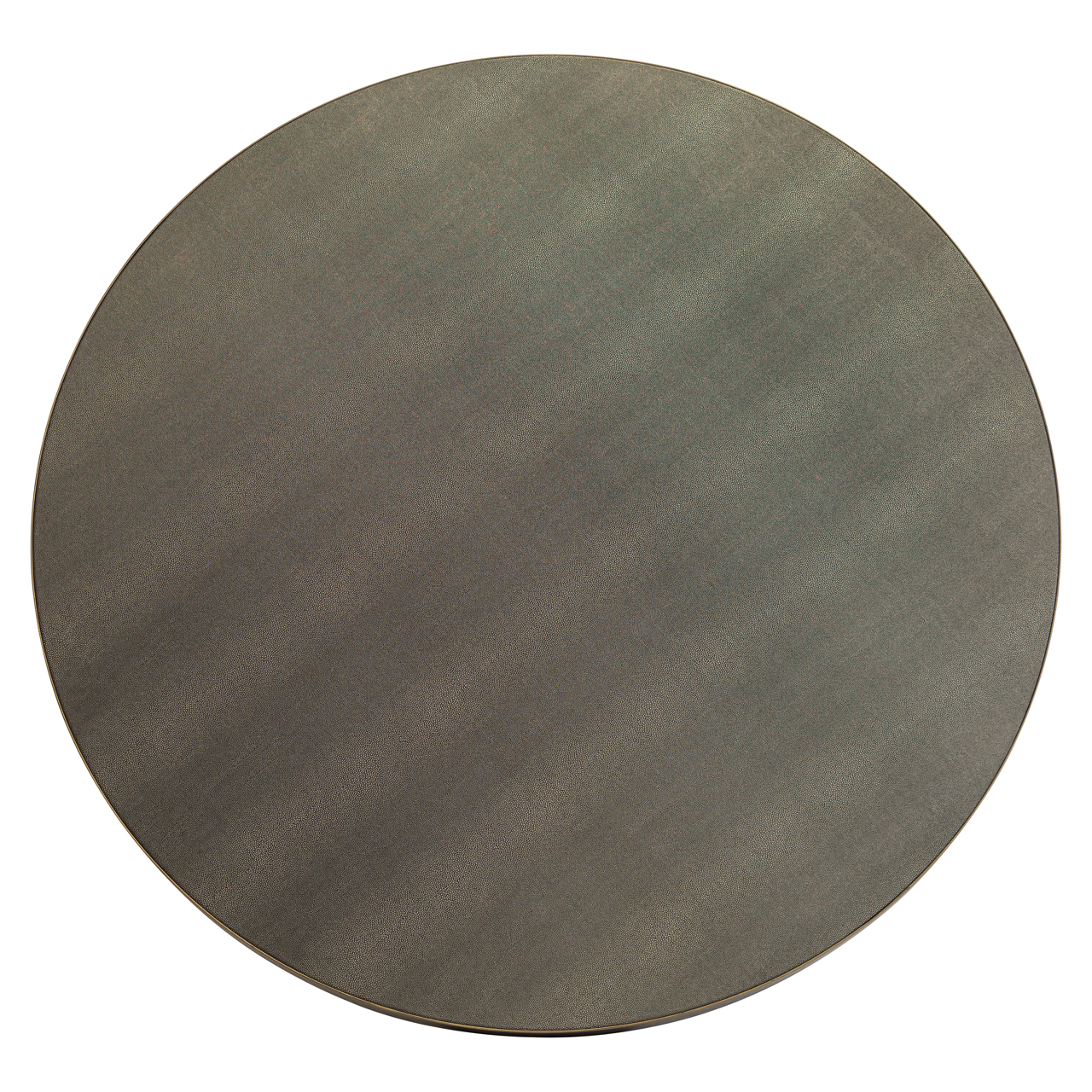 Esstisch Bloomville brass shagreen incl. glass top 140Ø - Richmond Interiors
