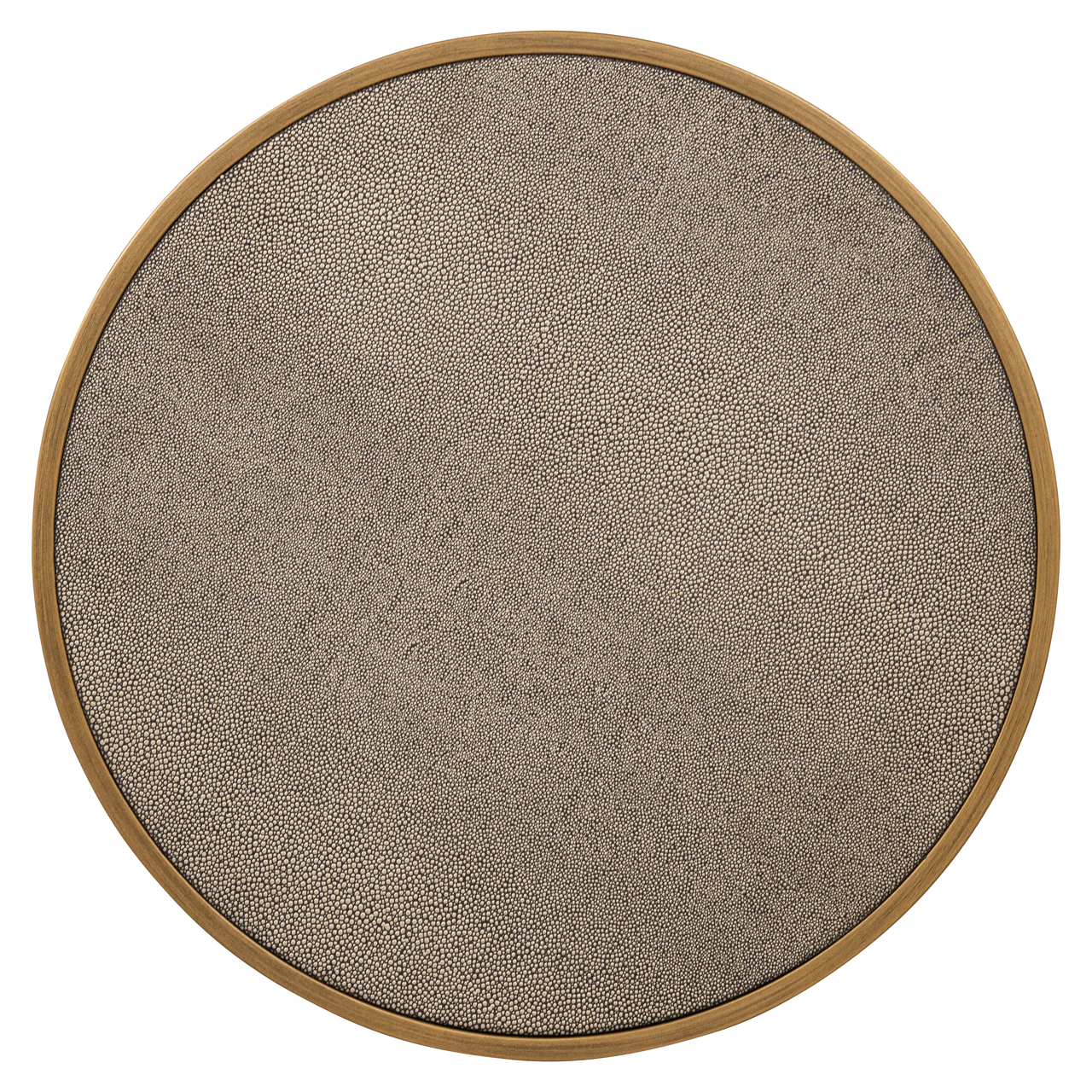 Mesa auxiliar Bloomville latón shagreen incl. cristal (juego de 2) - Richmond Interiors