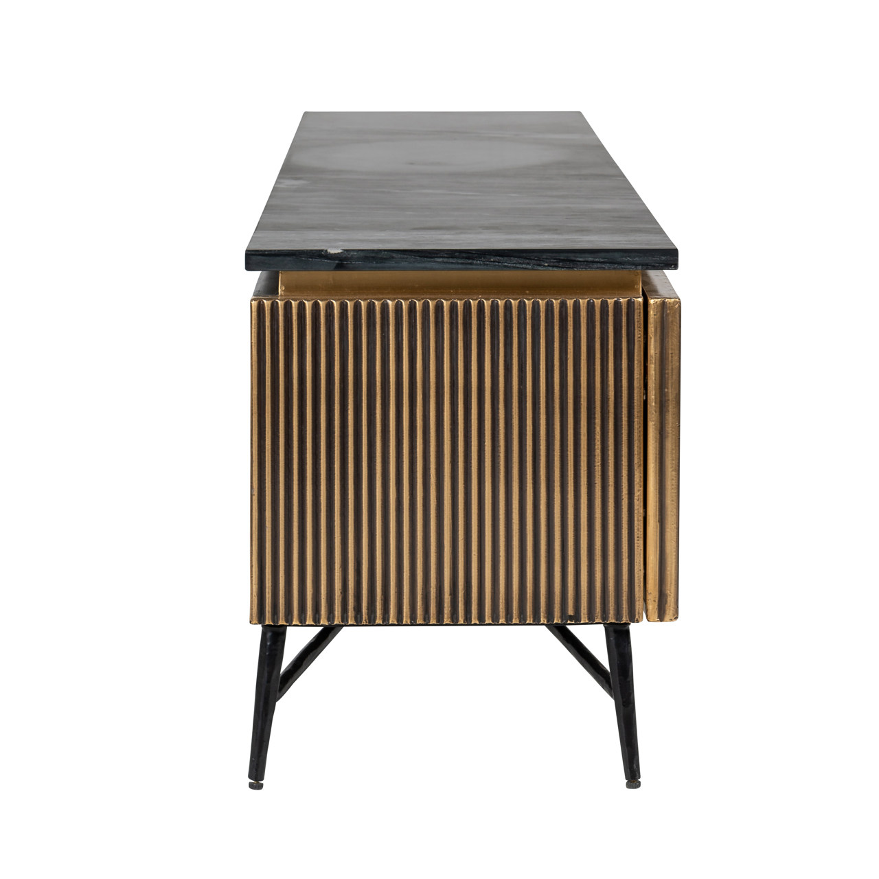 TV-Schrank Ironville gold - Richmond Interiors