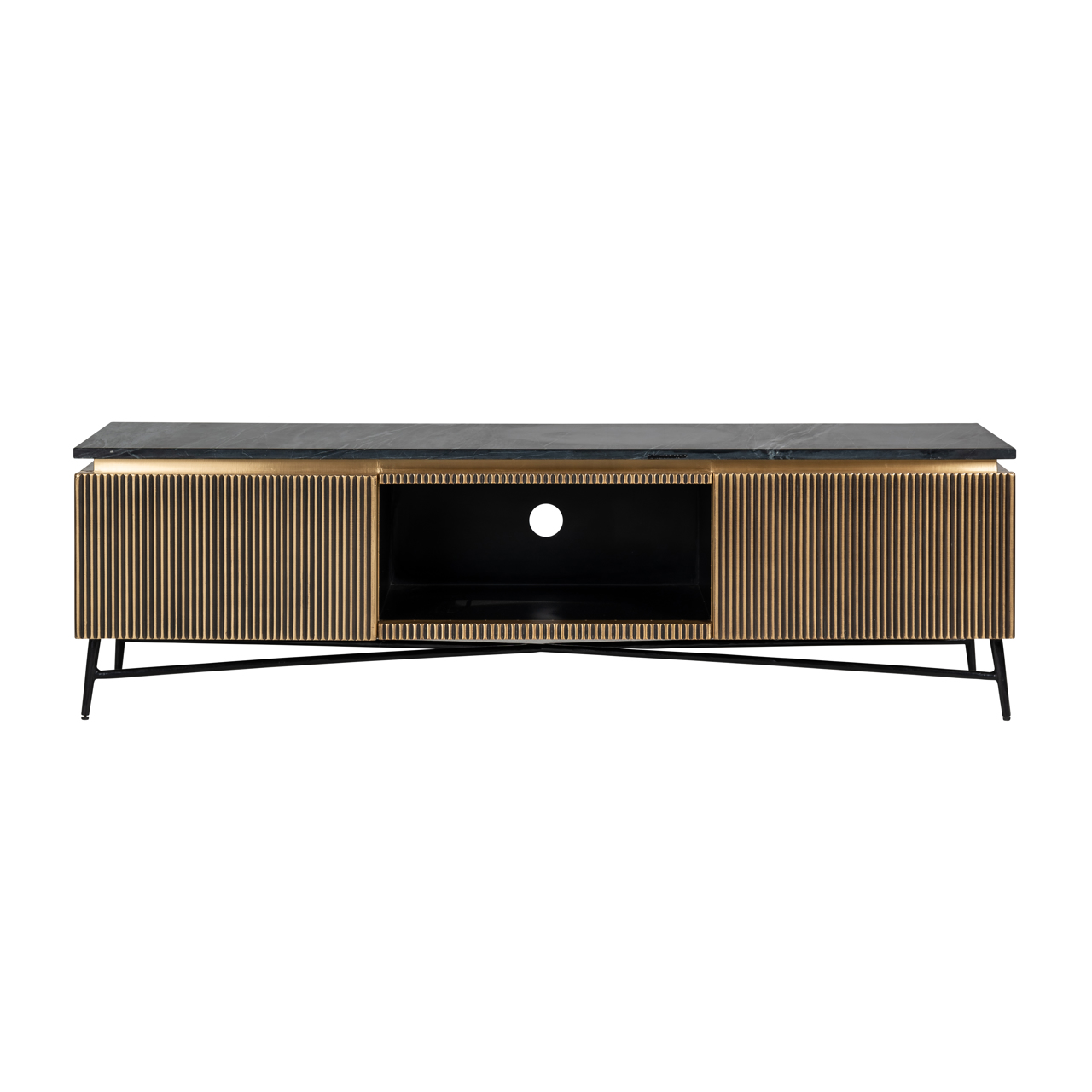 TV-Schrank Ironville gold - Richmond Interiors