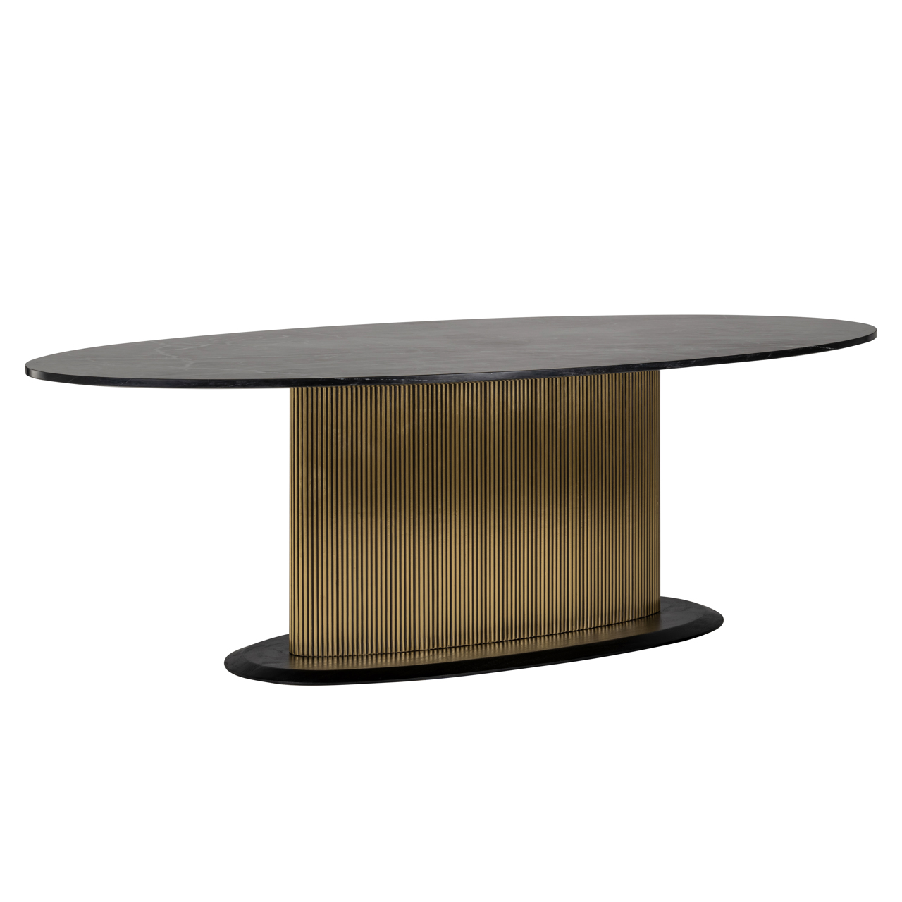 Esstisch Ironville gold oval 235 - Richmond Interiors
