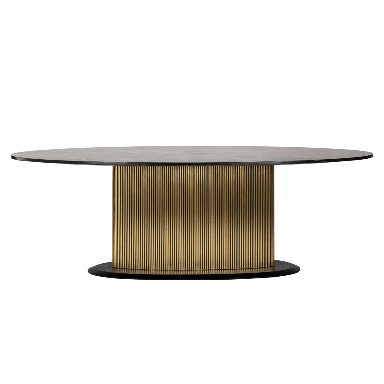 Esstisch Ironville gold oval 235 - Richmond Interiors
