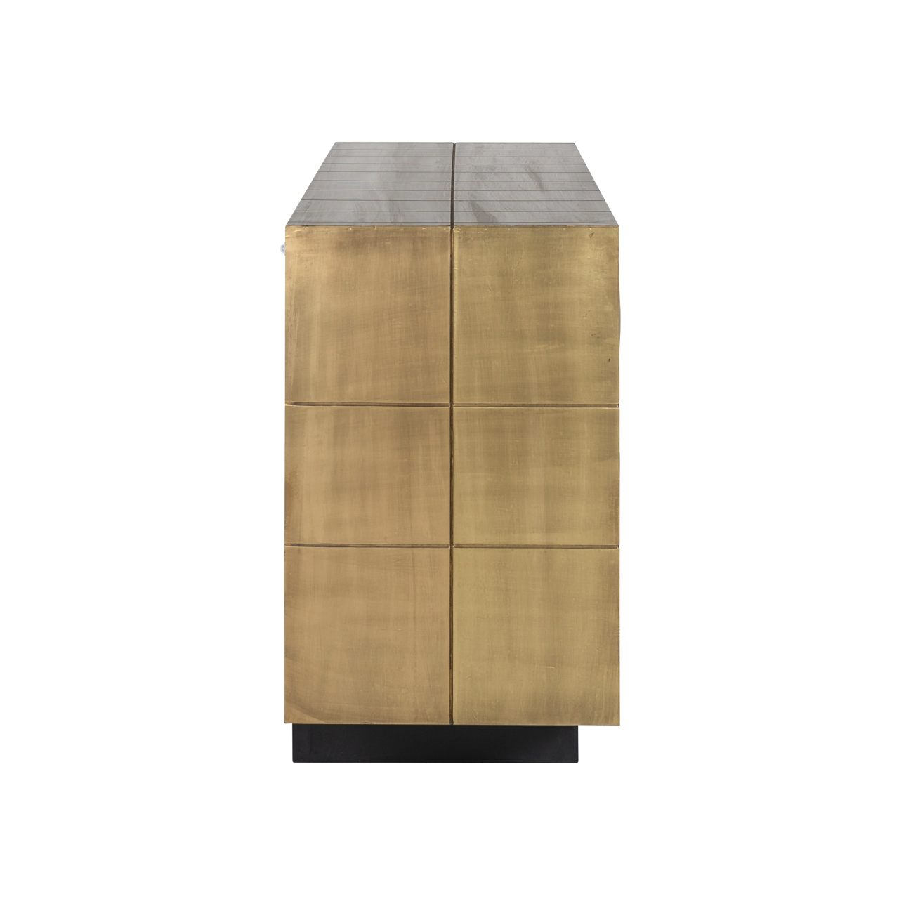 Sideboard Collada brushed gold (Metall|Mdf|Holz) - Richmond Interiors