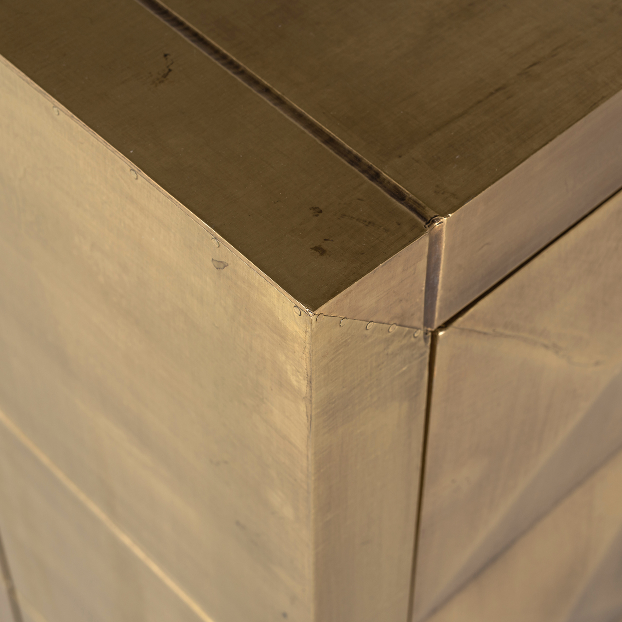 Sideboard Collada brushed gold (Metall|Mdf|Holz) - Richmond Interiors