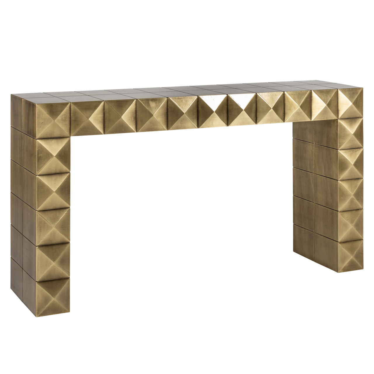 Consola Collada dorado cepillado - Richmond Interiors
