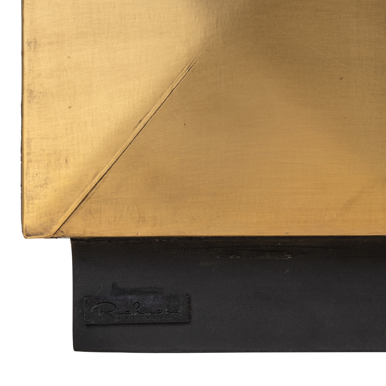 Couchtisch Collada brushed gold incl. glass top - Richmond Interiors