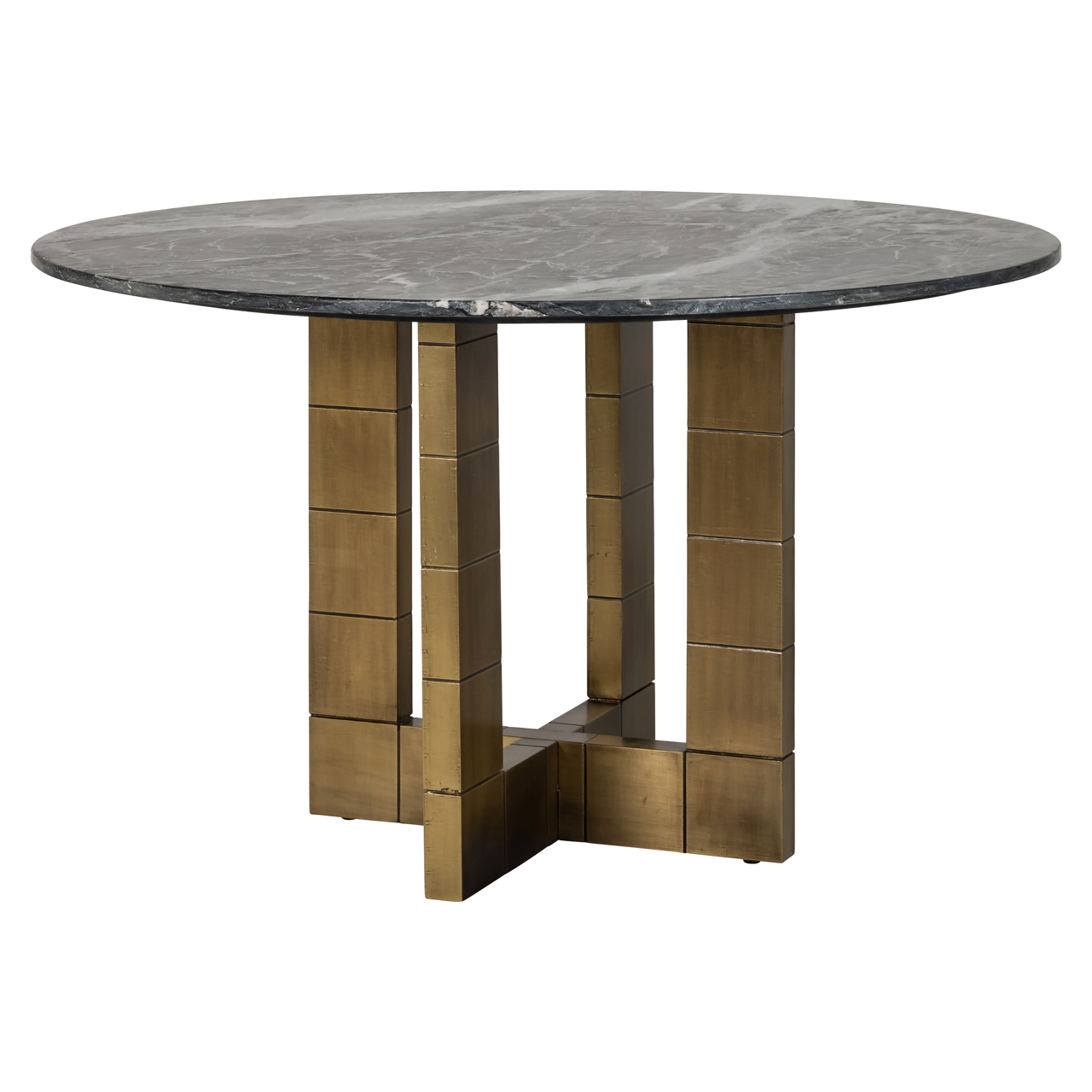 Esstisch Collada black/gold 130Ø - Richmond Interiors