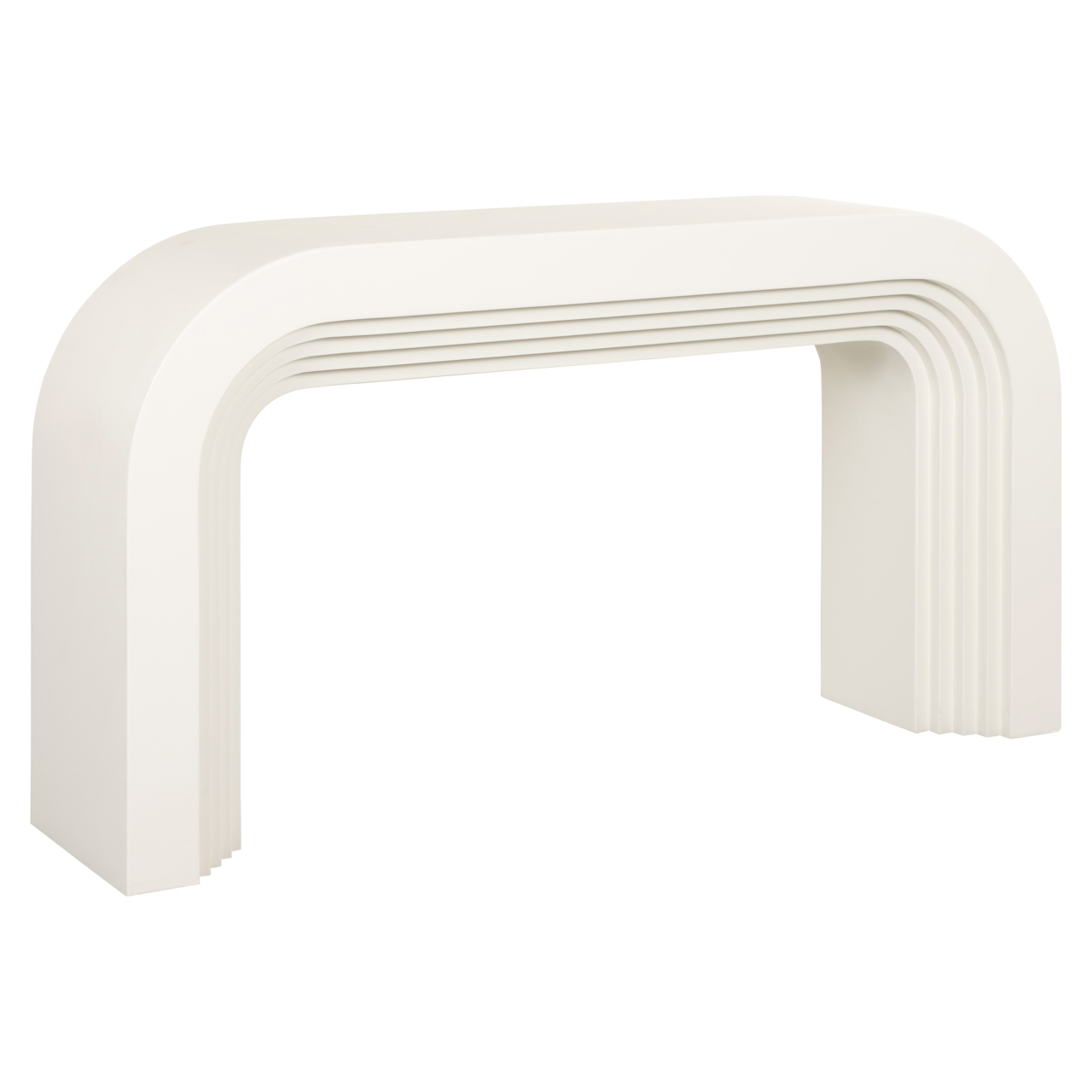 Konsole Rainbow white (Mdf|Light Eco Plaster Finish) - Richmond Interiors