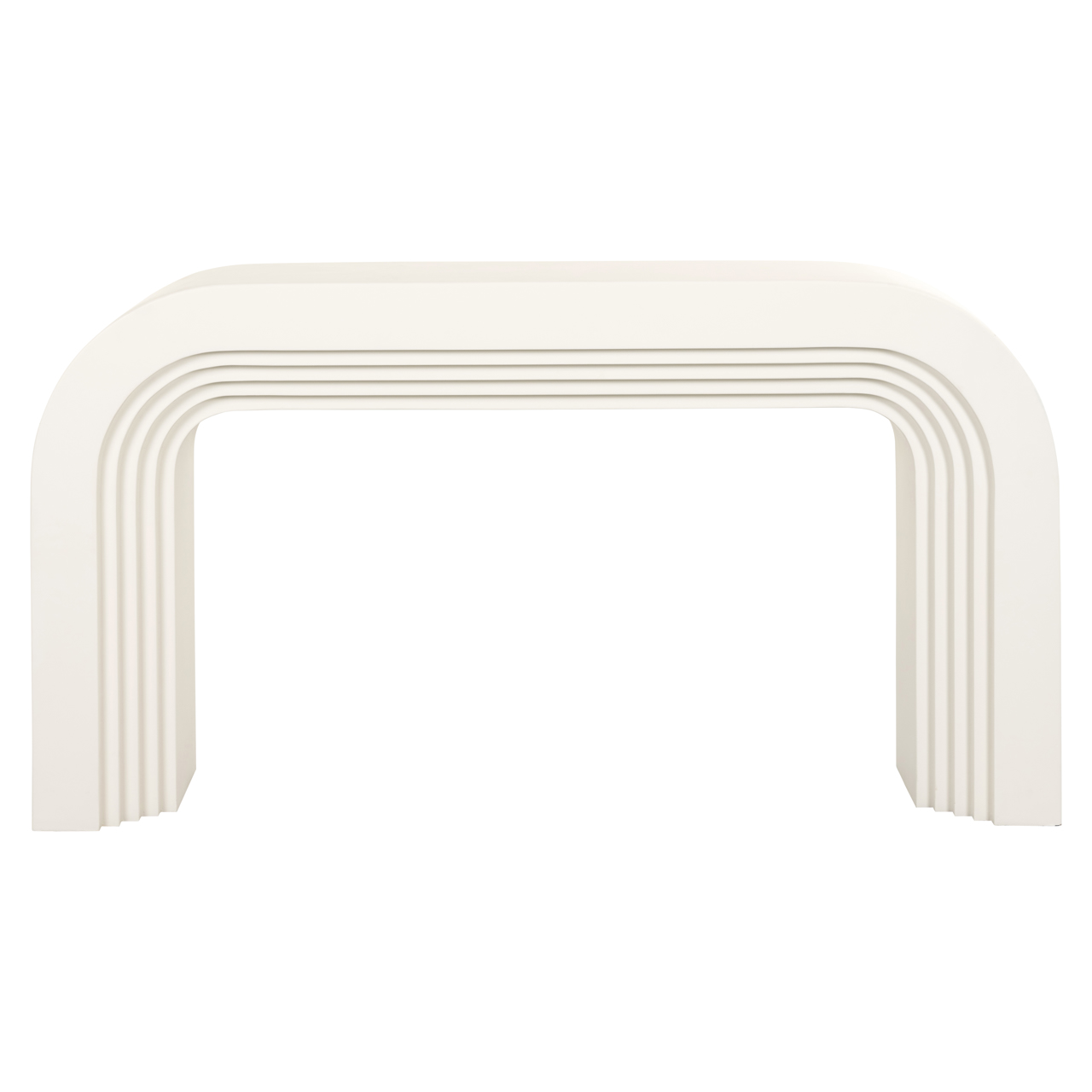 Konsole Rainbow white (Mdf|Light Eco Plaster Finish) - Richmond Interiors