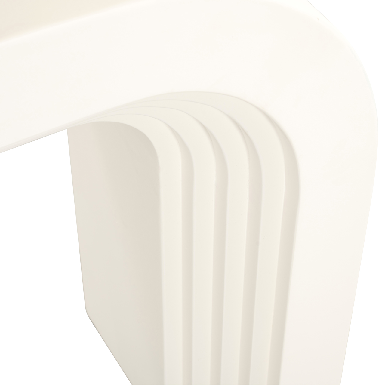 Konsole Rainbow white (Mdf|Light Eco Plaster Finish) - Richmond Interiors
