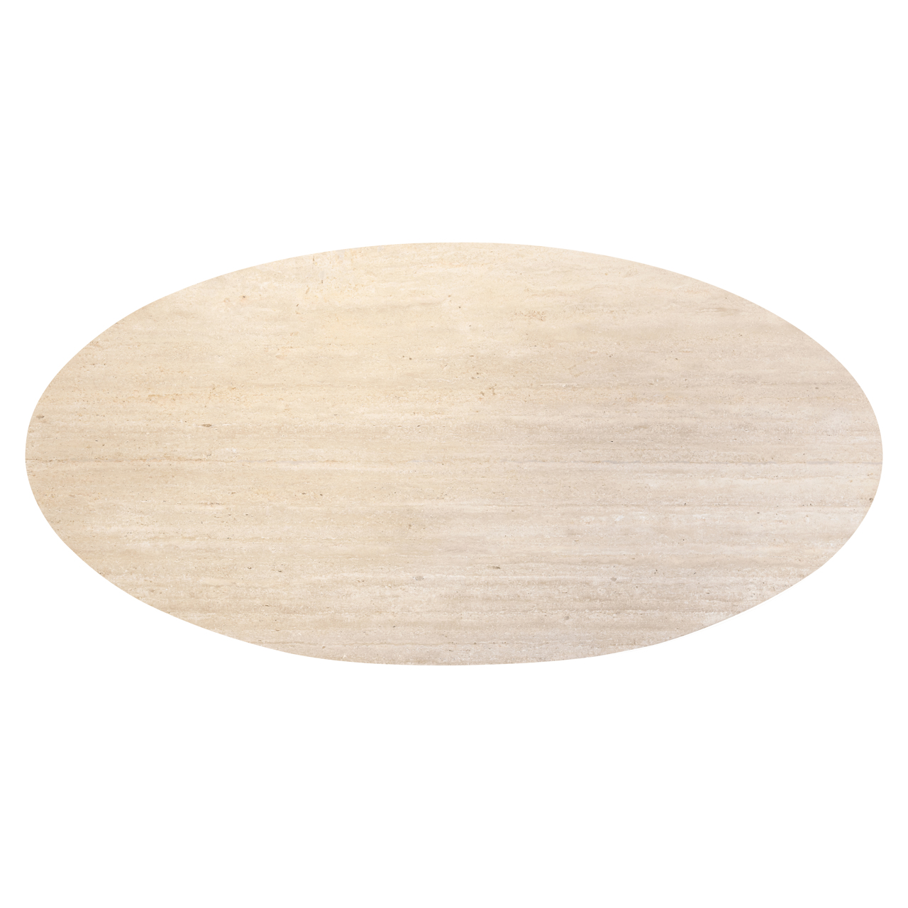 Esstisch Avalon bronze oval 230 (Ijzer|Sperrholz|Travertine) - Richmond Interiors