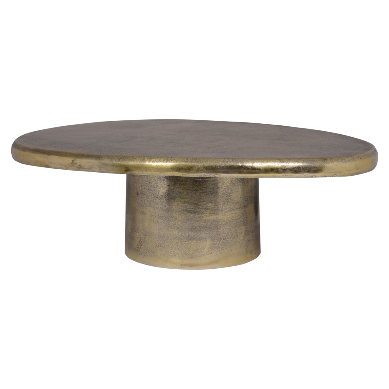 Couchtisch Pulitzer brushed gold (Aluminium|Messing) - Richmond Interiors