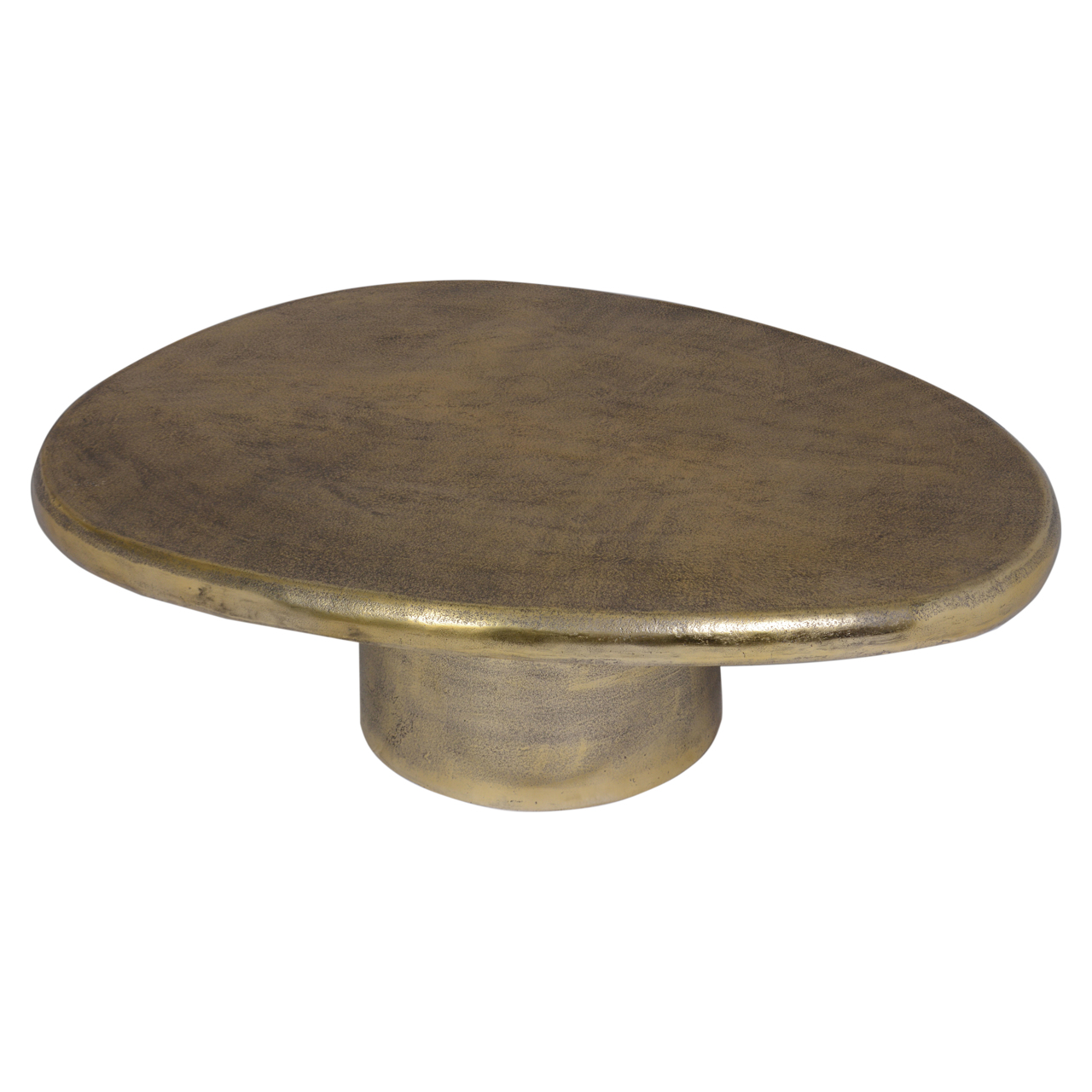 Couchtisch Pulitzer brushed gold (Aluminium|Messing) - Richmond Interiors