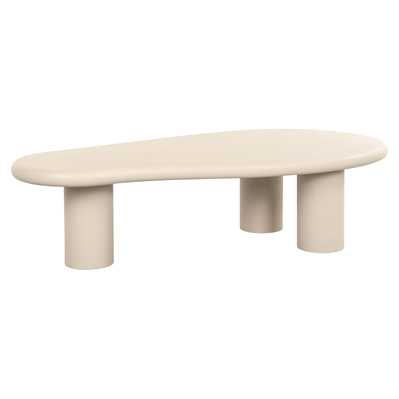 Couchtisch Clayton beige 160x80 (Mdf|Light Eco Plaster Finish) - Richmond Interiors